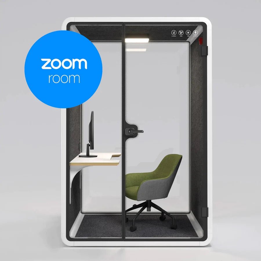 office pod zoom room by Thinktanks office pods
