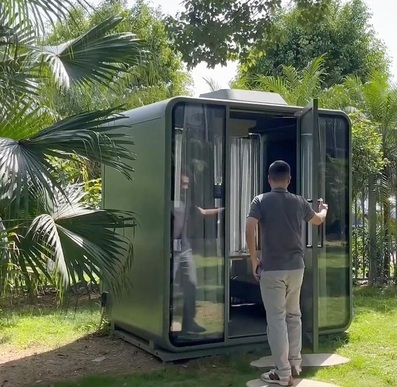 Article on backyard office pods
