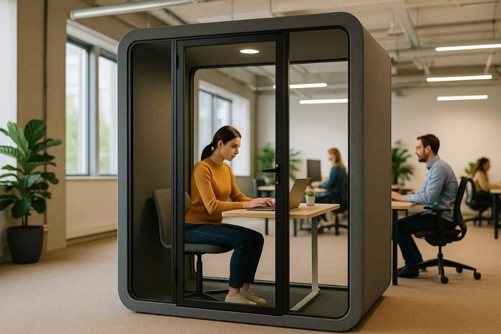 Can Soundproof Office Pods Enhance Sustainability?
