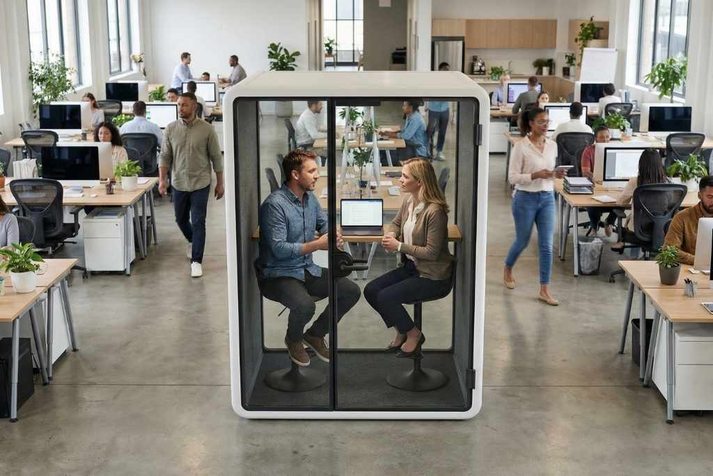 How Indoor Office Pods Help Eliminate Office Distractions