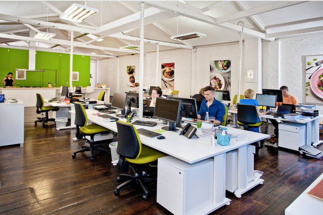 article on the modern work environment and office pods