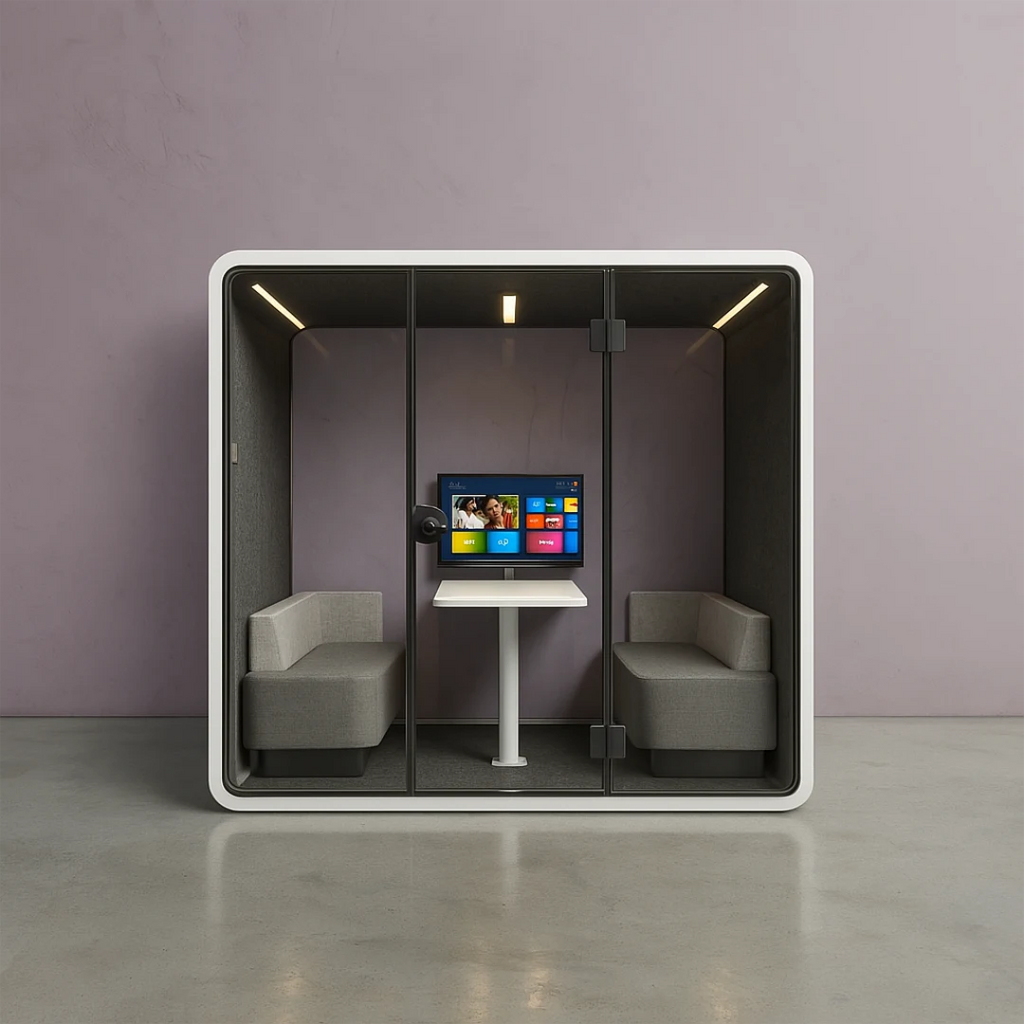 Office Pod: 6 Person Meeting Pod by Thinktanks